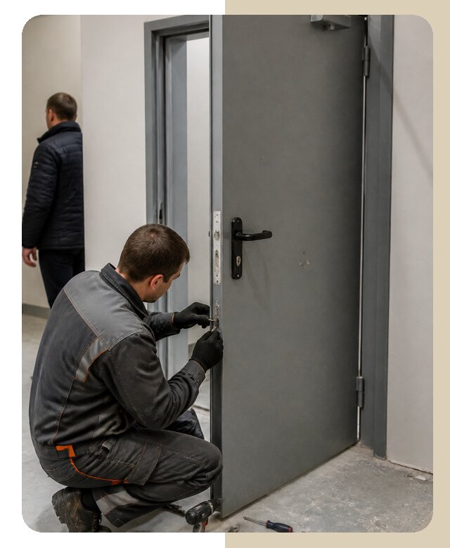 Ремонт противопожарной двери в Димитровграде по цене 6697 р. | ДвериЛегко-Дмт