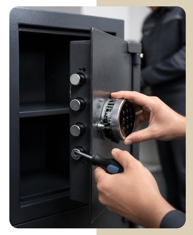 Установка электронного замка сейфа в Димитровграде от 5667 р. | ДвериЛегко-Дмт
