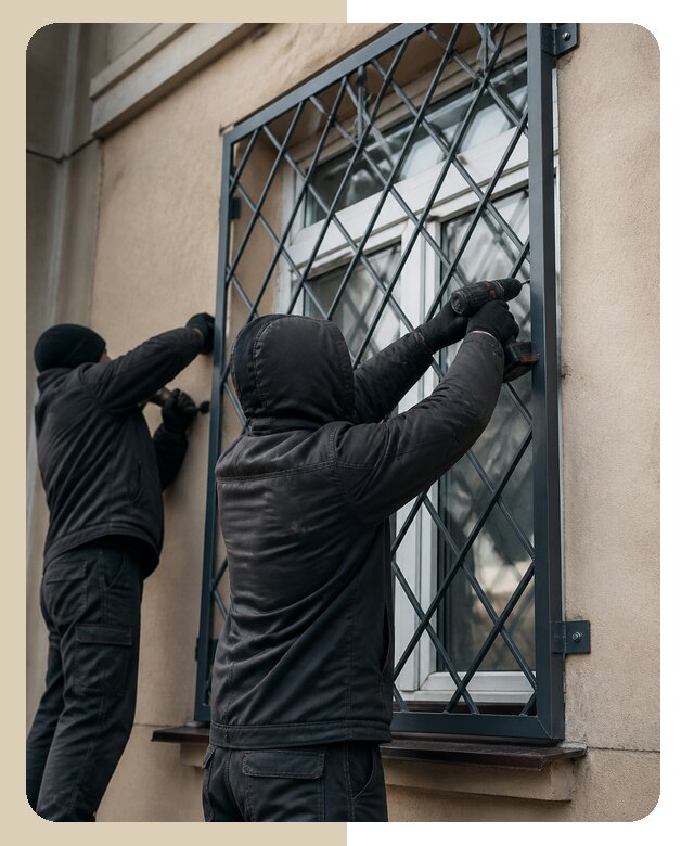 Установка антивандальных решеток на окна в Димитровграде